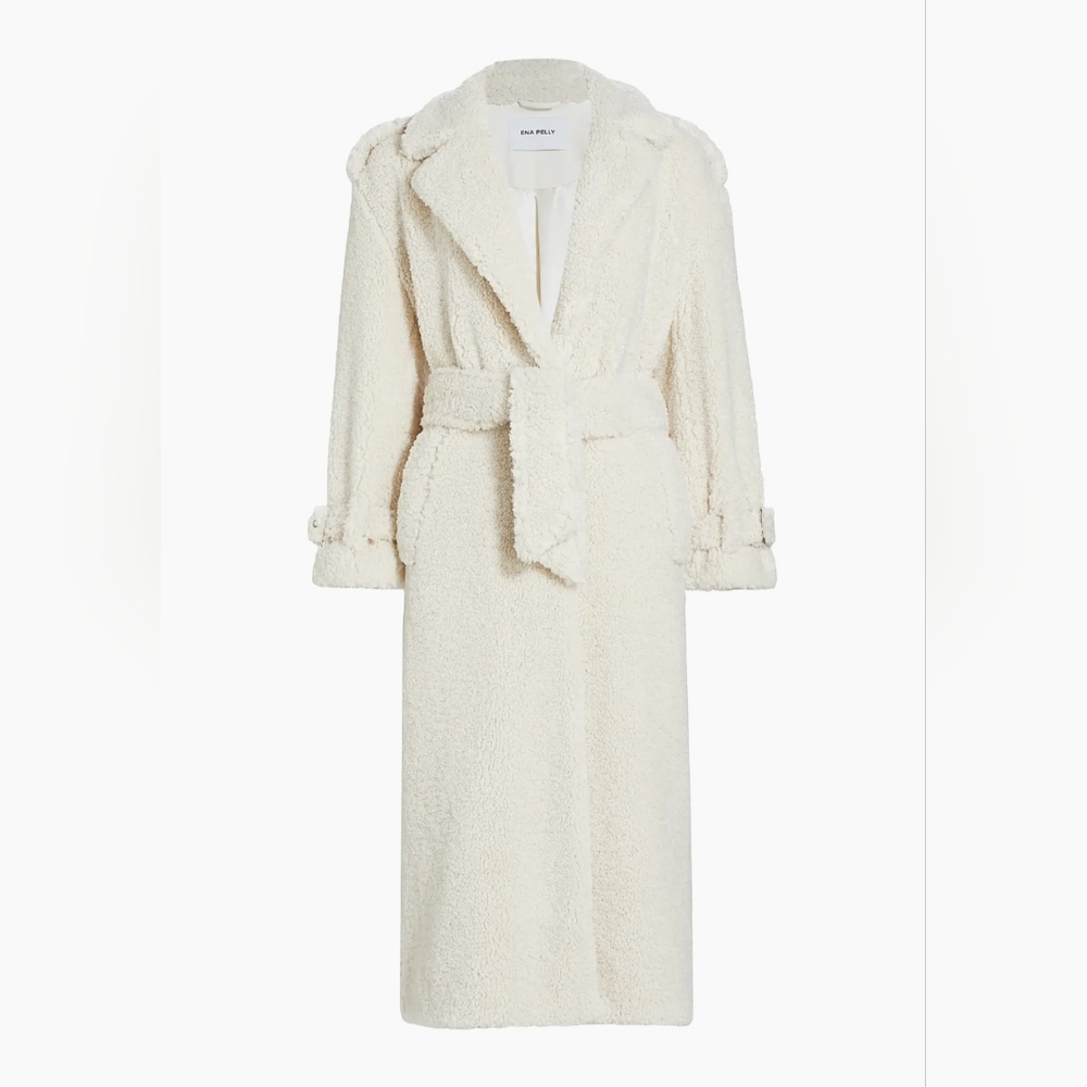 ENA PELLY Harri Oversized Teddy Coat